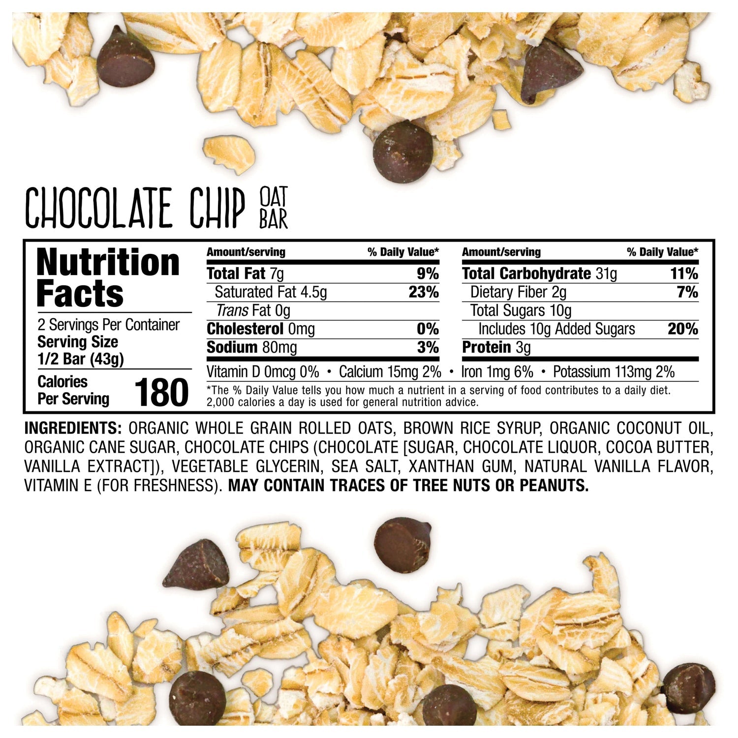 Bobo's Oat Bar Choc Chip - Get Tight Gear