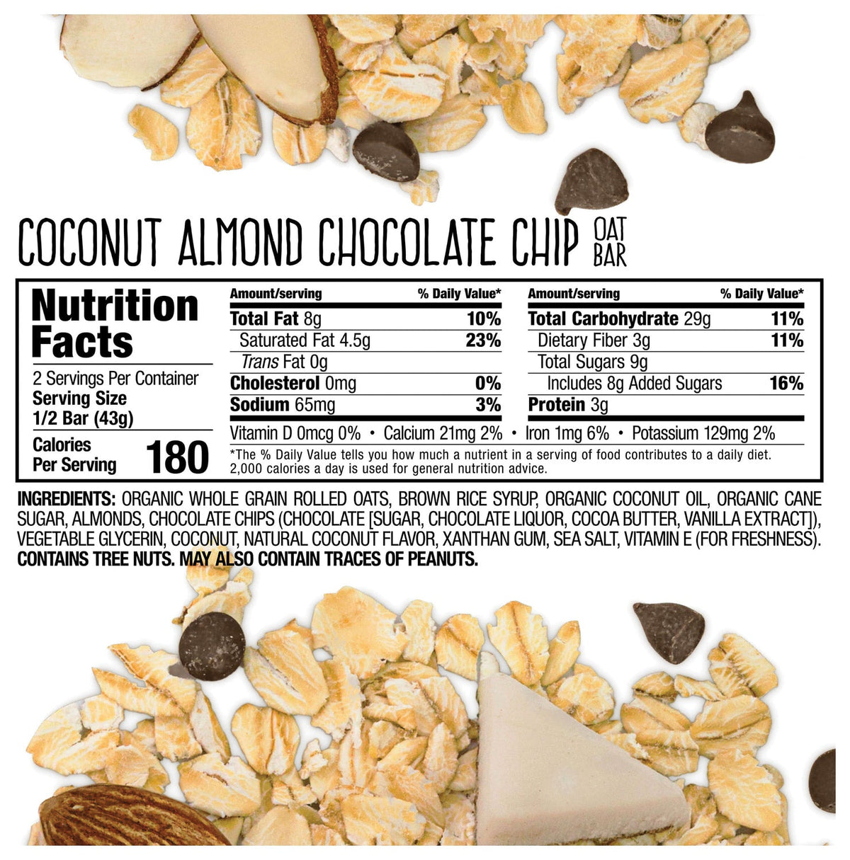 Bobo's Oat Bar Coco Almd Cc - Get Tight Gear
