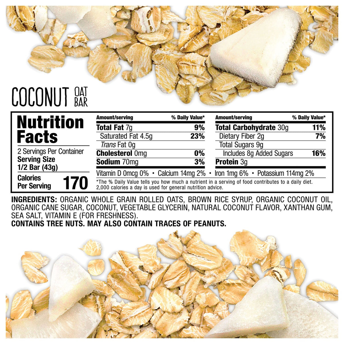 Bobo's Oat Bar Coconut - Get Tight Gear