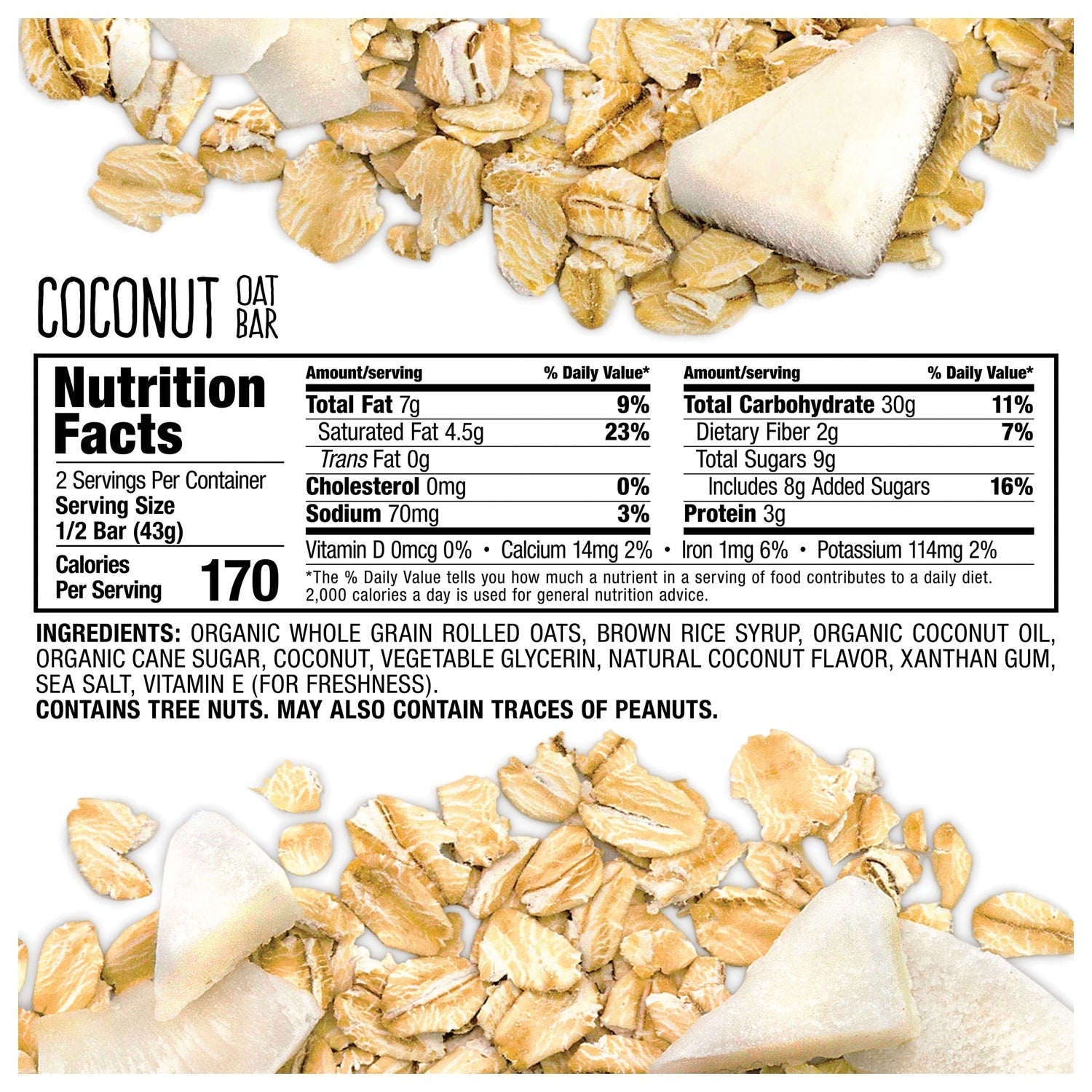 Bobo's Oat Bar Coconut - Get Tight Gear