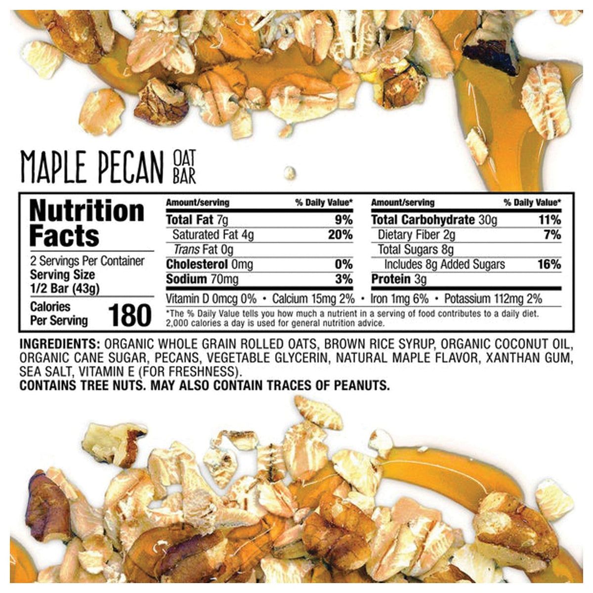 Bobo's Oat Bar Maple Pecan - Get Tight Gear