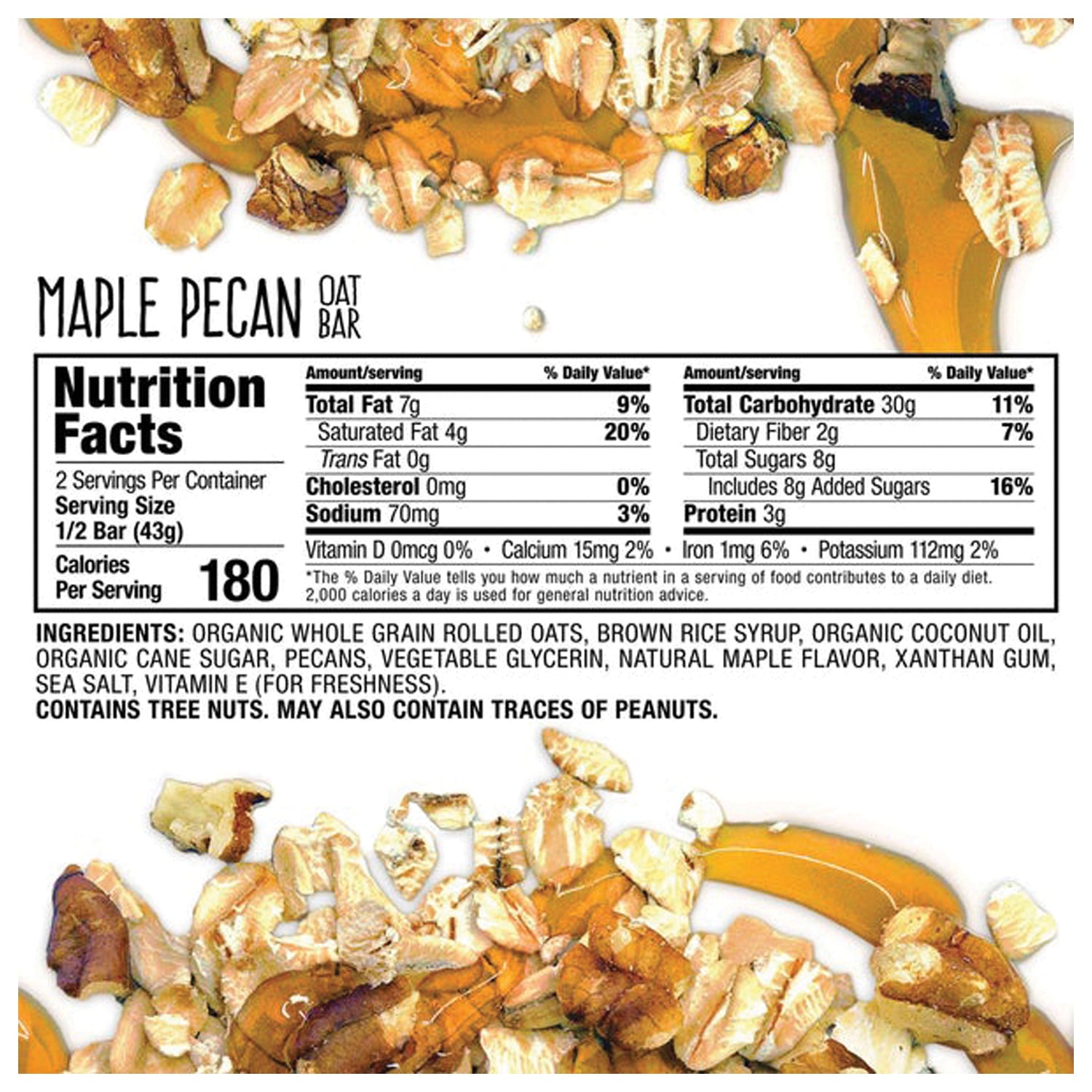 Bobo's Oat Bar Maple Pecan - Get Tight Gear