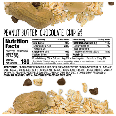 Bobo's Oat Bar Pb Choc Chip - Get Tight Gear