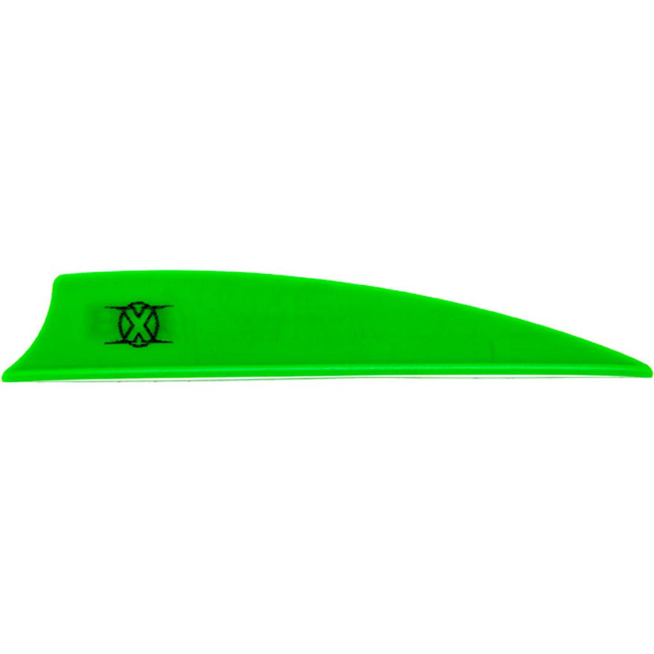 Bohning X Vanes Shield Cut 3 in. Neon Green 36 pk. - Get Tight Gear