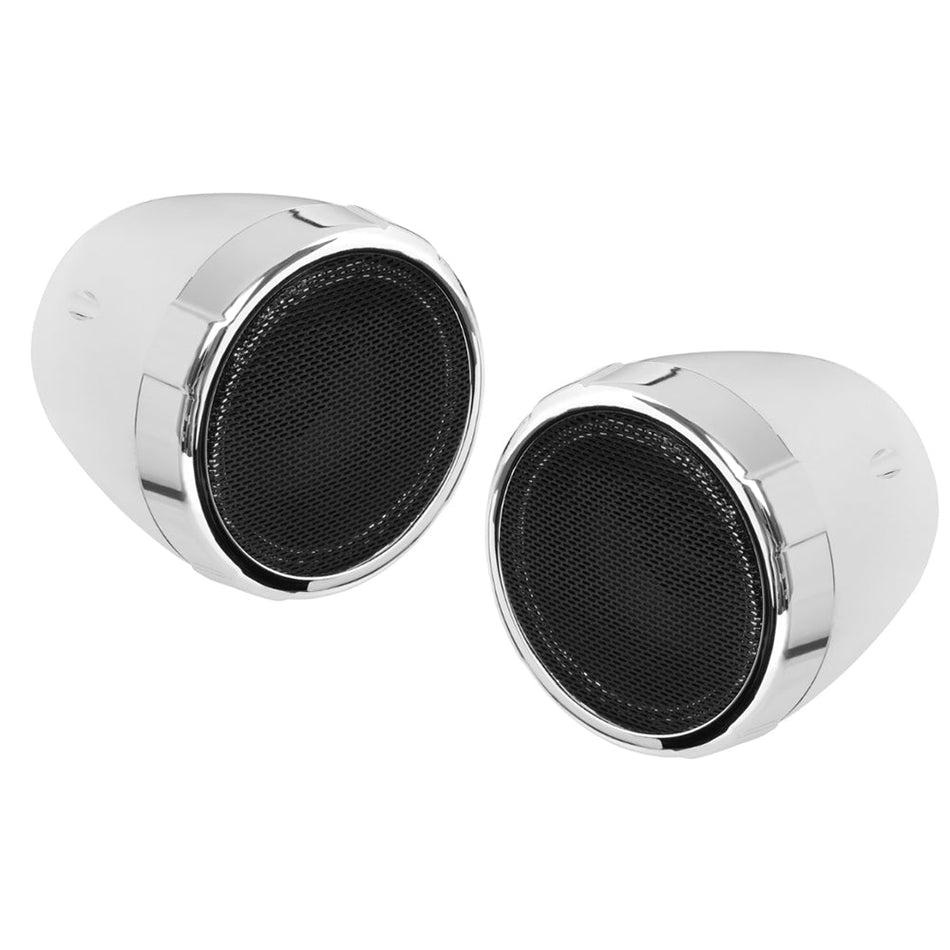 Boss Audio 3" MCBK425BA Motorcycle Speaker System - Chrome - 600W - Get Tight Gear