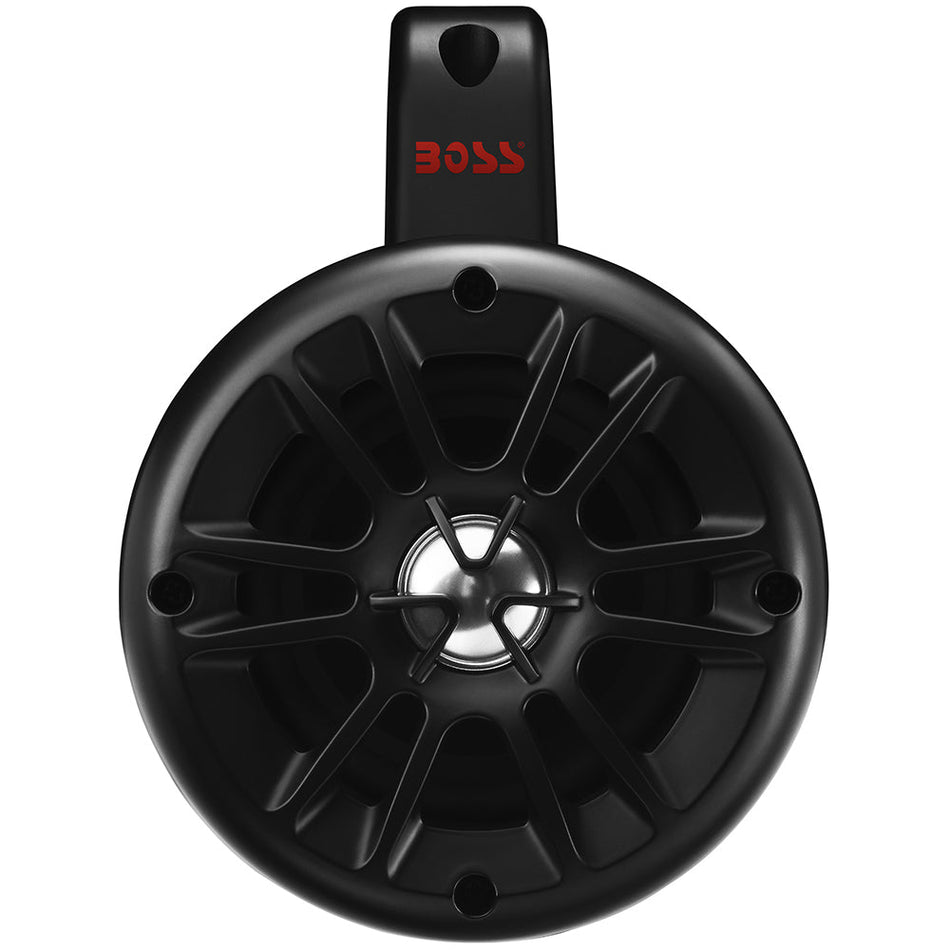 Boss Audio 4" BM40AMPBT Amplified Waketower Speakers - Matte Black - 500W - Get Tight Gear