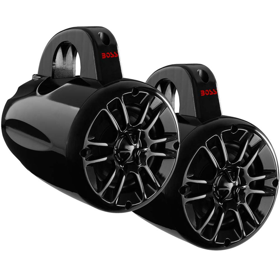 Boss Audio 4" MRWT40 Waketower Speakers - Black - 400W - Get Tight Gear