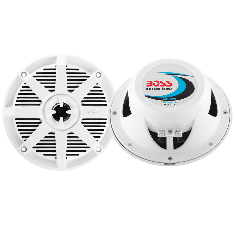 Boss Audio 5.25" MR52W Speaker - White - 150W - Get Tight Gear