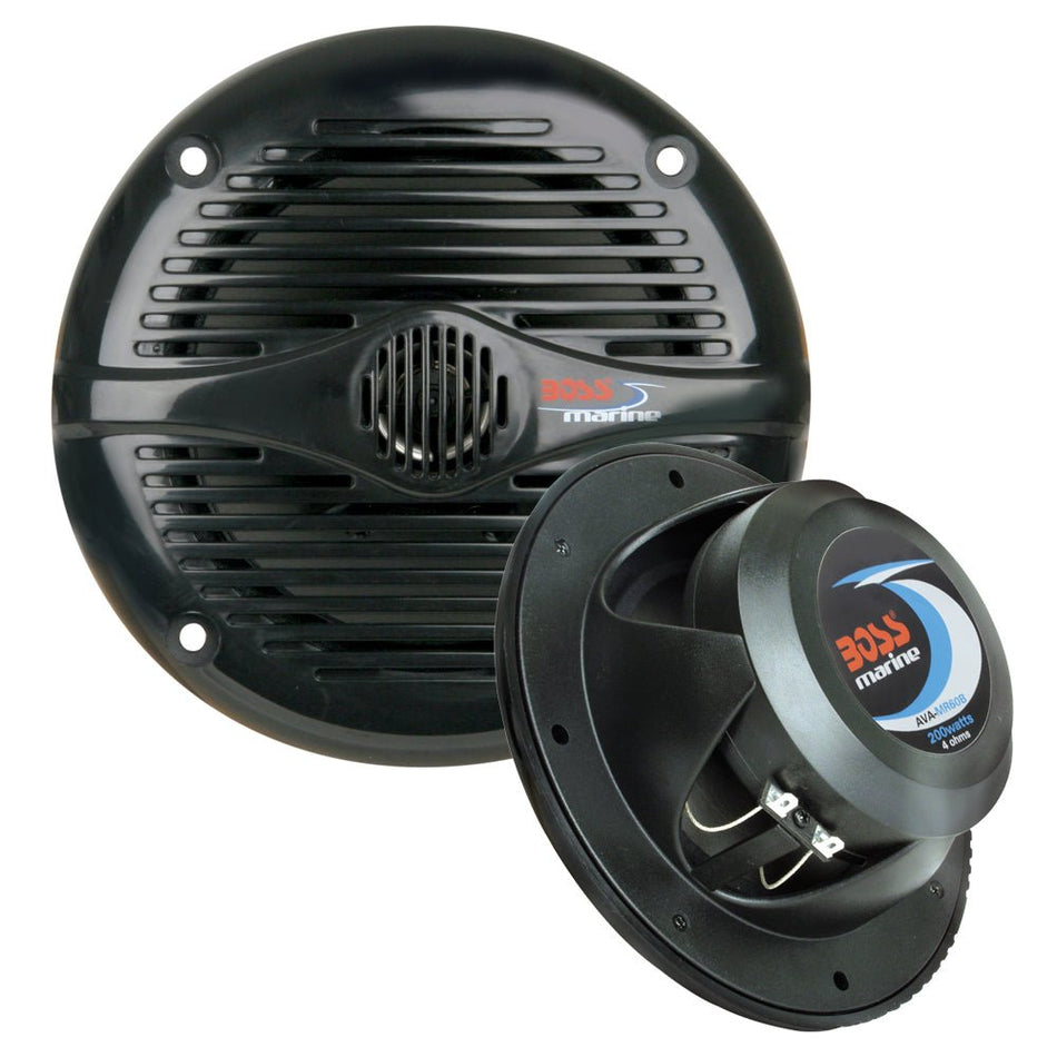 Boss Audio 6.5" MR60B Speakers - Black - 200W - Get Tight Gear