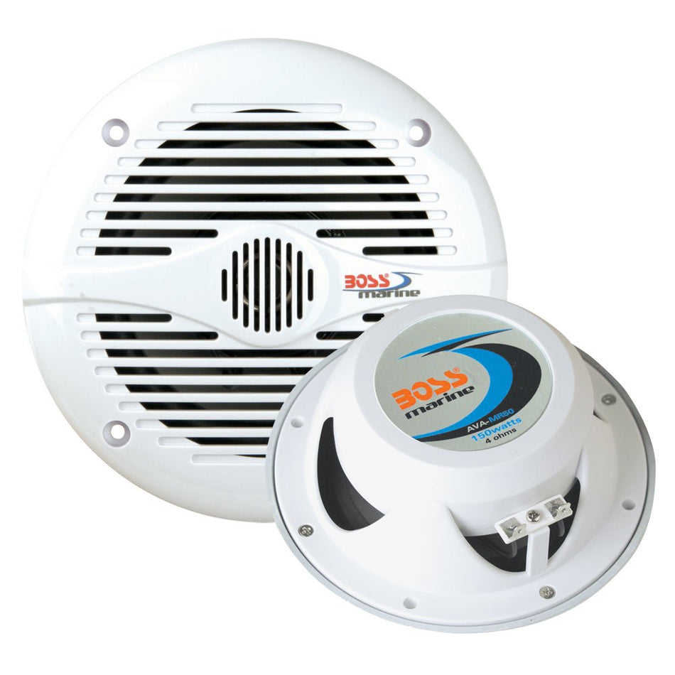 Boss Audio 6.5" MR60W Speakers - White - 200W - Get Tight Gear
