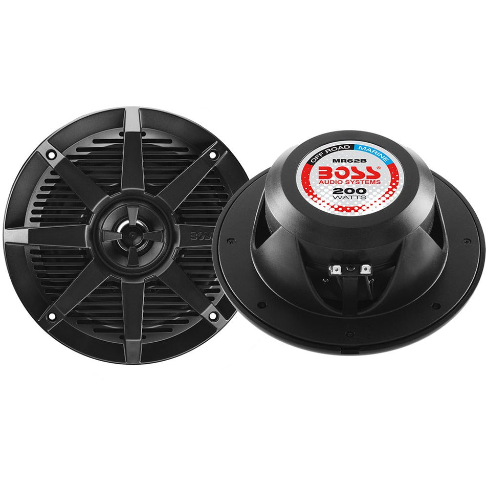 Boss Audio 6.5" MR62B Speaker - Black - 200W - Get Tight Gear