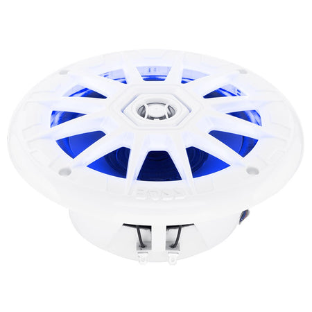 Boss Audio 6.5" MRGB65 Speakers w/RGB Lighting - White - 200W - Get Tight Gear