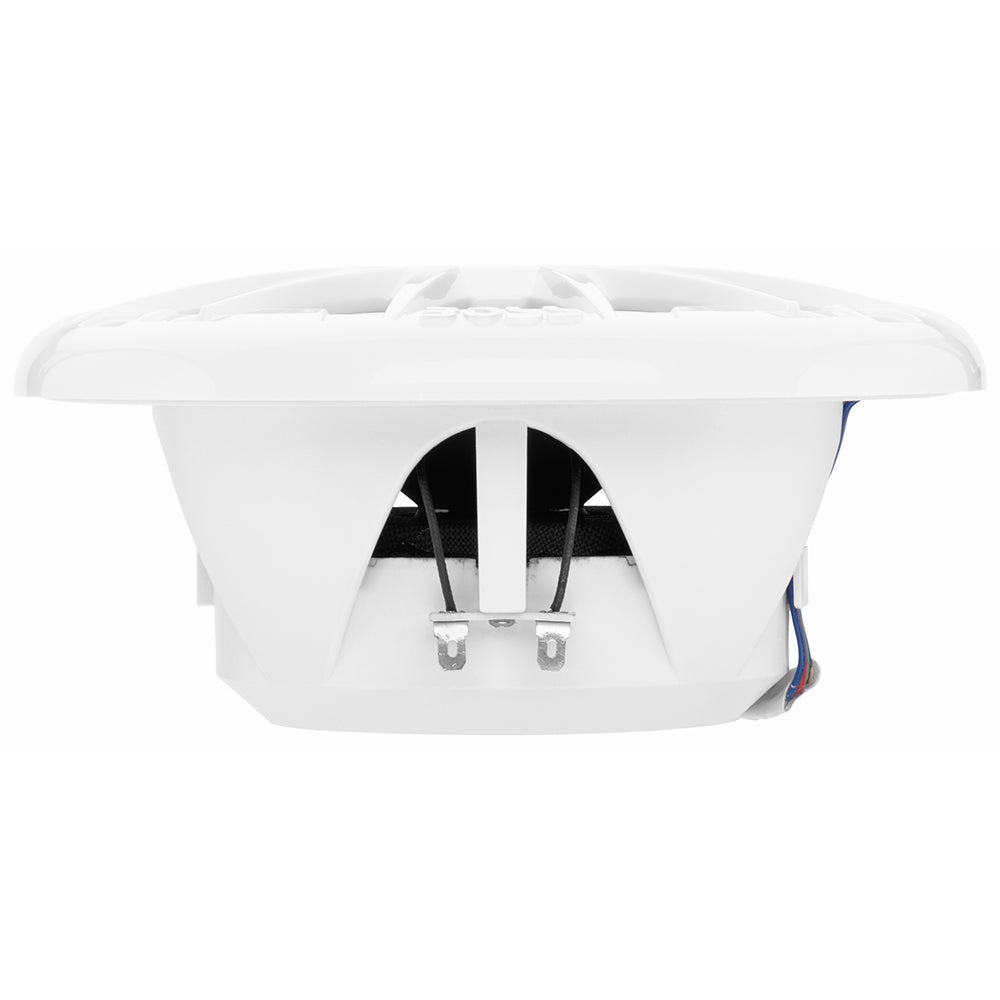 Boss Audio 6.5" MRGB65 Speakers w/RGB Lighting - White - 200W - Get Tight Gear