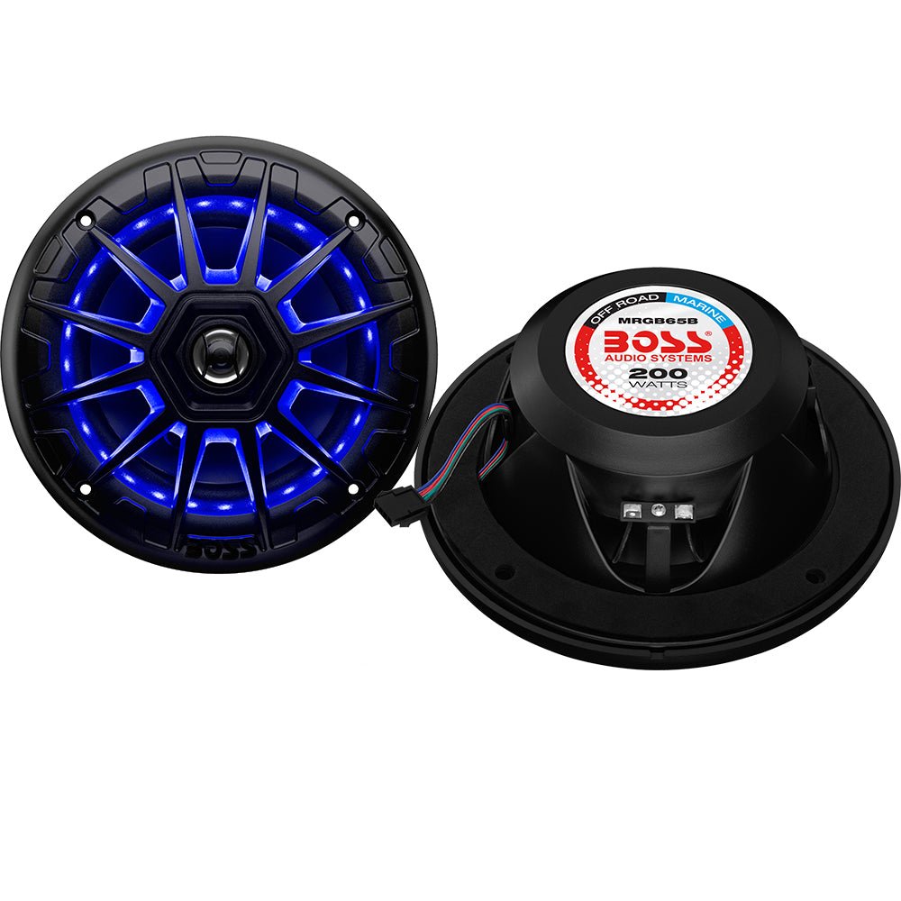 Boss Audio 6.5" MRGB65B Speakers - Black - 200W - Get Tight Gear