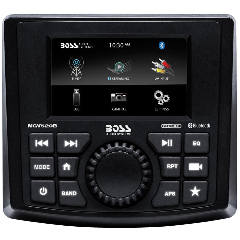 Boss Audio MGV520B Marine Stereo w/AM/FM/BT/USB/Rear Camera - Get Tight Gear