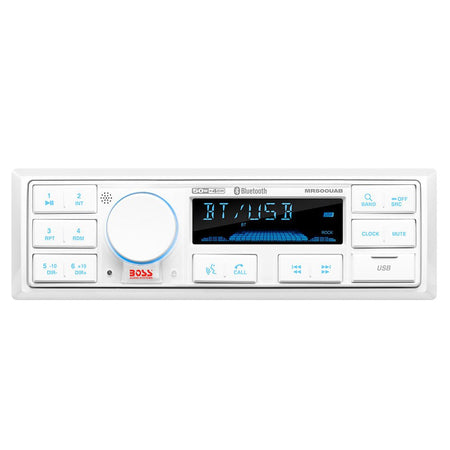 Boss Audio MR500UAB Single Din Bluetooth MP3/WMA/AM/FM/USB Marine Radio - Get Tight Gear