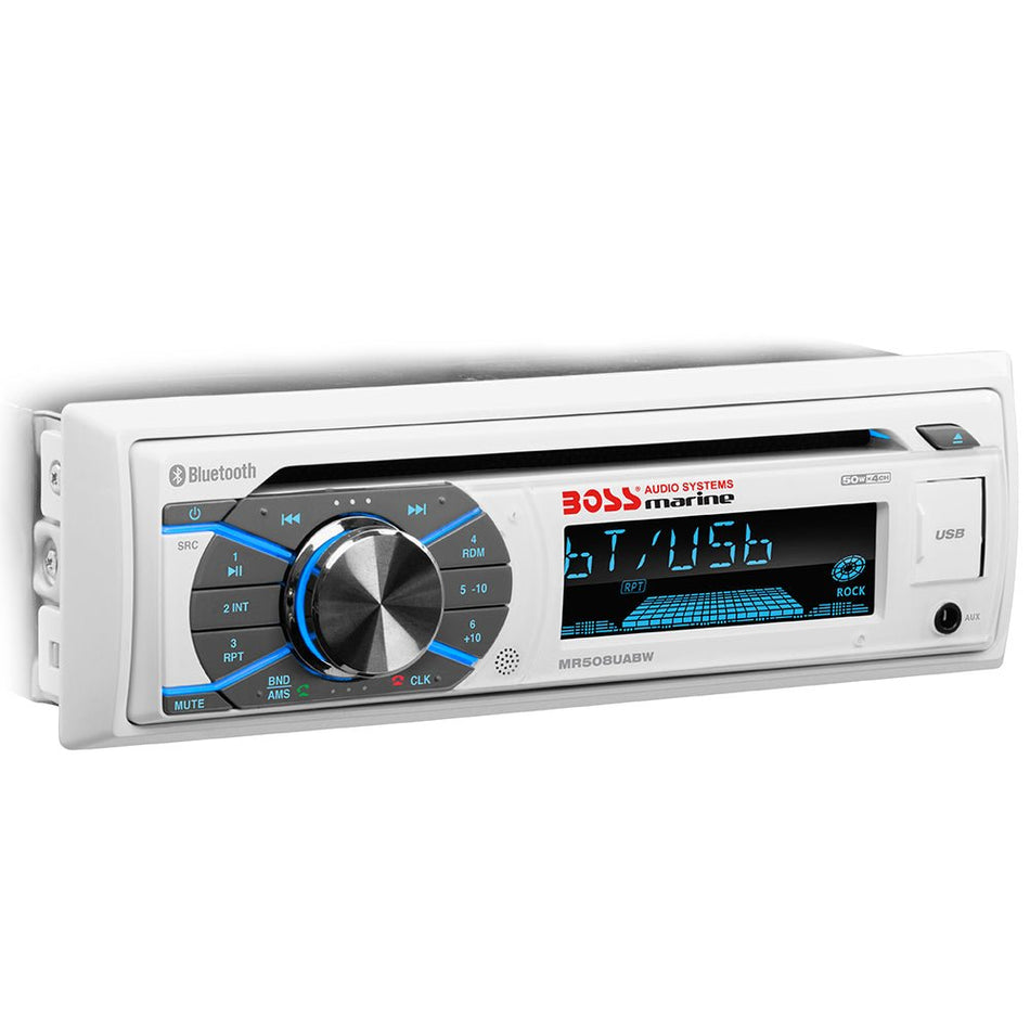 Boss Audio MR508UABW Marine Stereo w/AM/FM/CD/BT/USB - Get Tight Gear