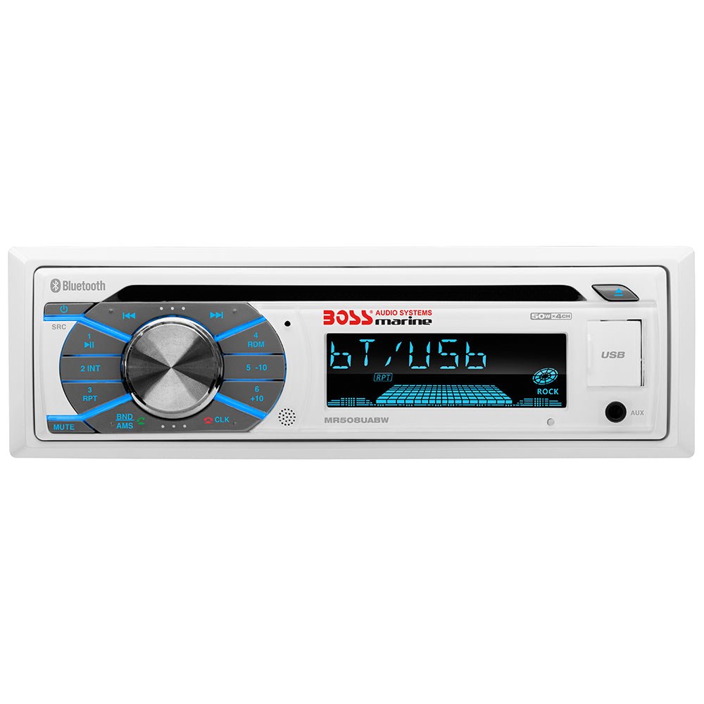 Boss Audio MR508UABW Marine Stereo w/AM/FM/CD/BT/USB - Get Tight Gear