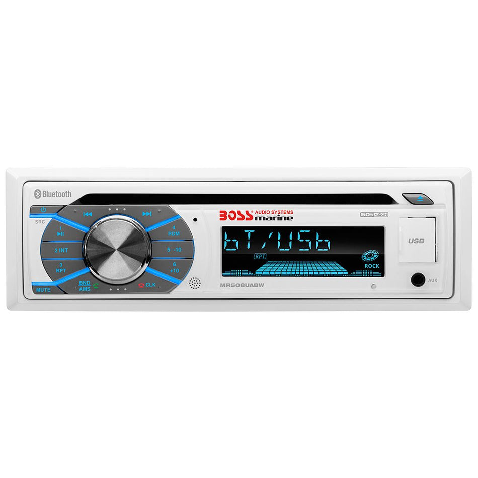 Boss Audio MR508UABW Marine Stereo w/AM/FM/CD/BT/USB - Get Tight Gear