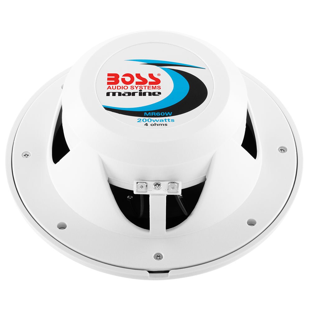 Boss Audio MR60 6.5" Round Speakers - White - Pair - Get Tight Gear