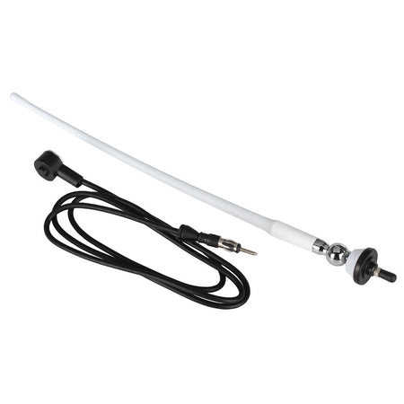 Boss Audio MRANT12W AM/FM Rubber Antenna - White - Get Tight Gear