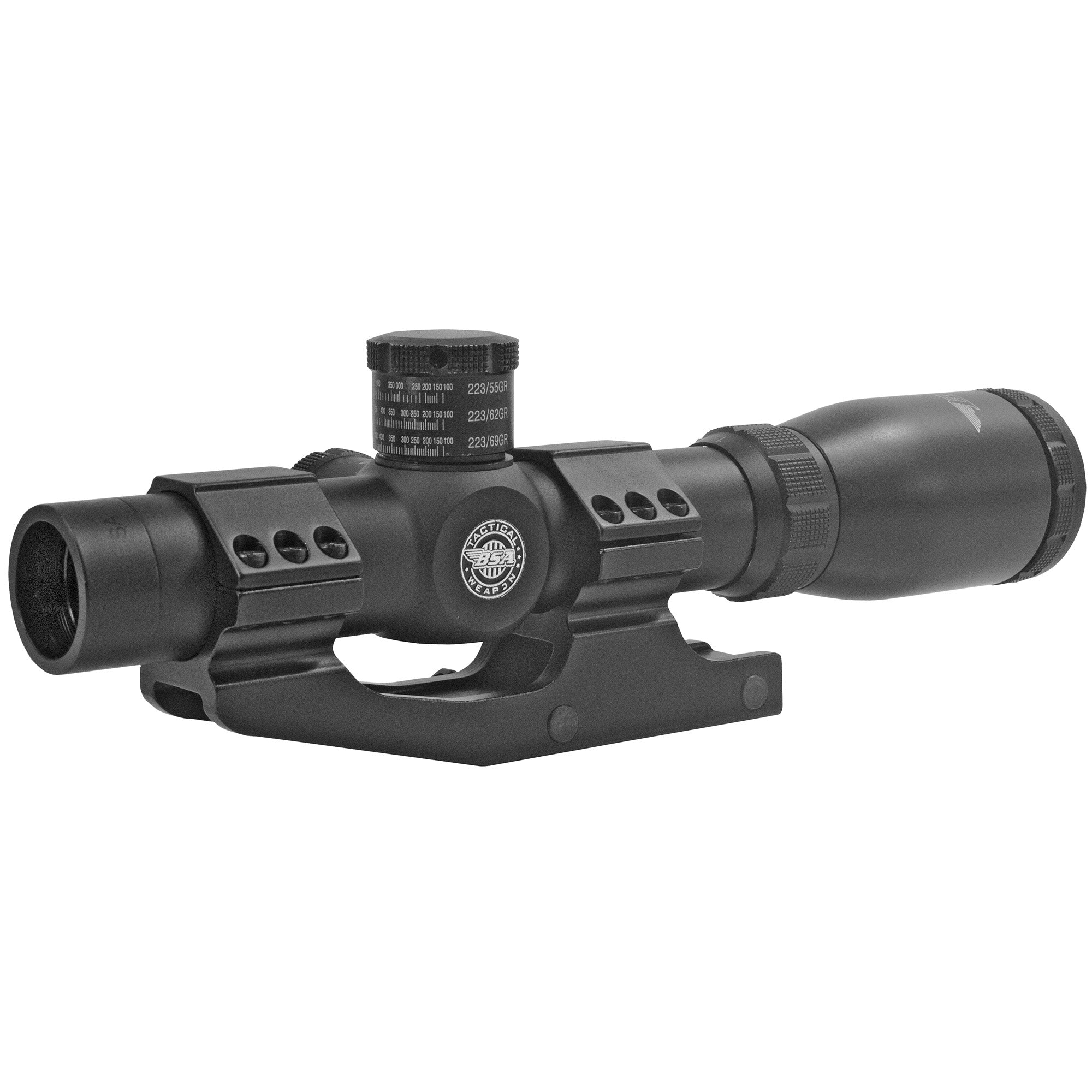 BSA TACT WPN 1 - 4X24 MIL DOT BLK - Get Tight Gear