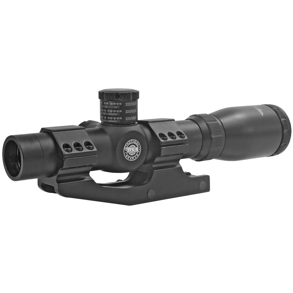 BSA TACT WPN 1 - 4X24 MIL DOT BLK - Get Tight Gear