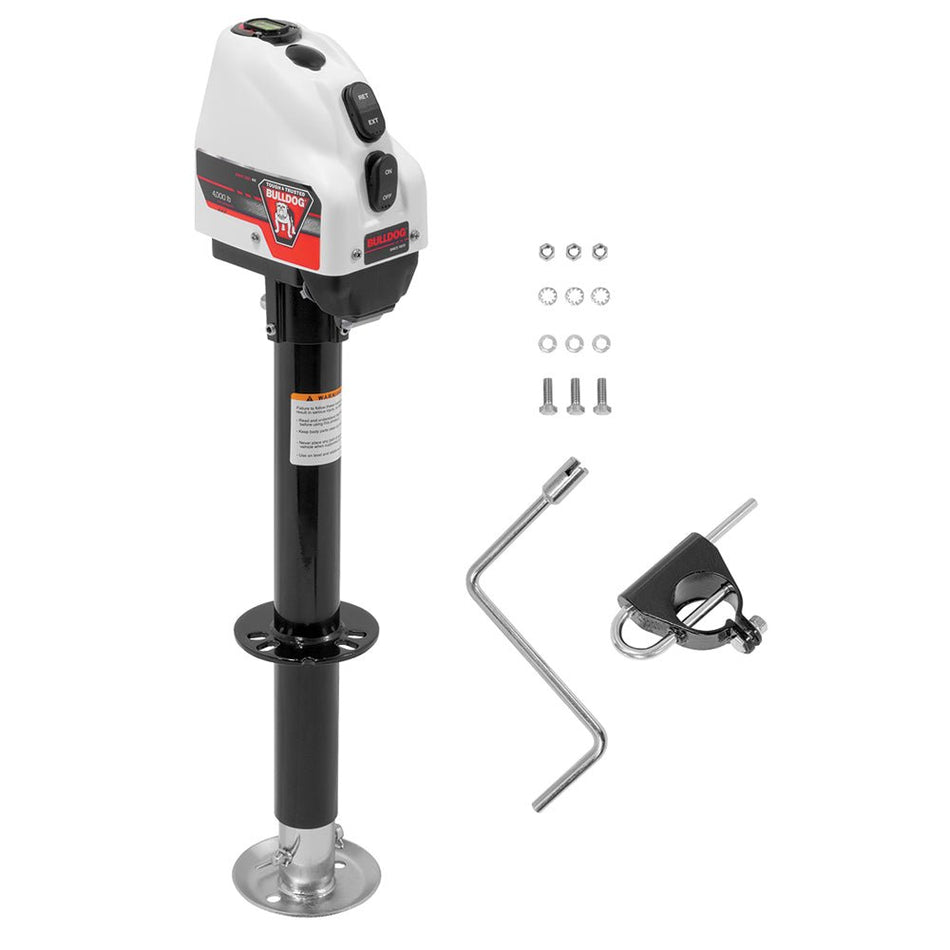 Bulldog 4,000lbs Powered A - Frame Jack - White Case - Get Tight Gear