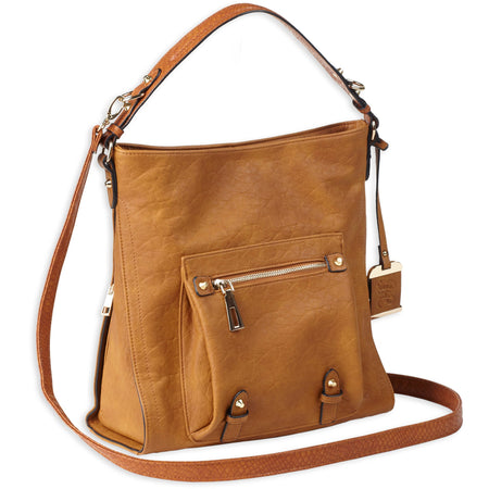 BULLDOG HOBO ANNA PURSE COGNAC - Get Tight Gear