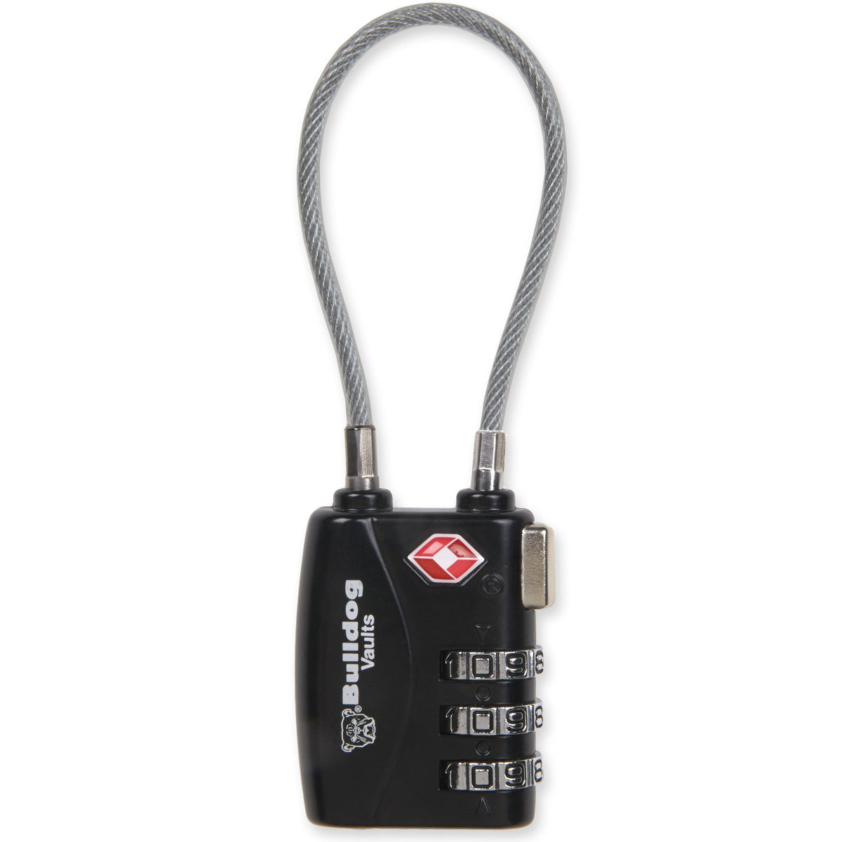 BULLDOG TSA LOCK W/STL CABLE NON - CA - Get Tight Gear
