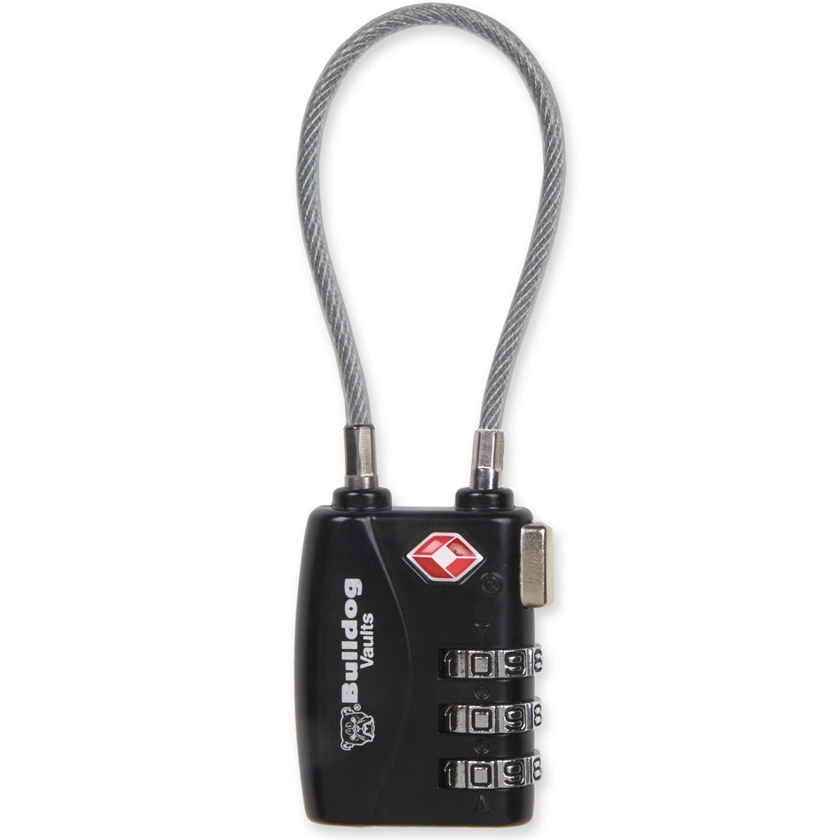 BULLDOG TSA LOCK W/STL CABLE NON - CA - Get Tight Gear
