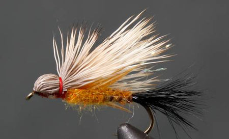Bullet Head Orange Salmon Fly - Get Tight Gear