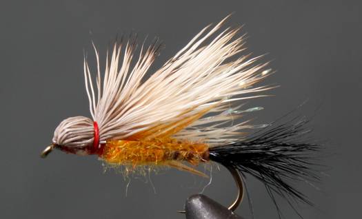 Bullet Head Orange Salmon Fly - Get Tight Gear