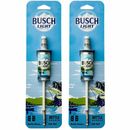 Busch Light Fishing Bobbers (2 Pack) – Fully Functional Beer Bottle Lures – Funny Fishing Gift for Men - Get Tight Gear