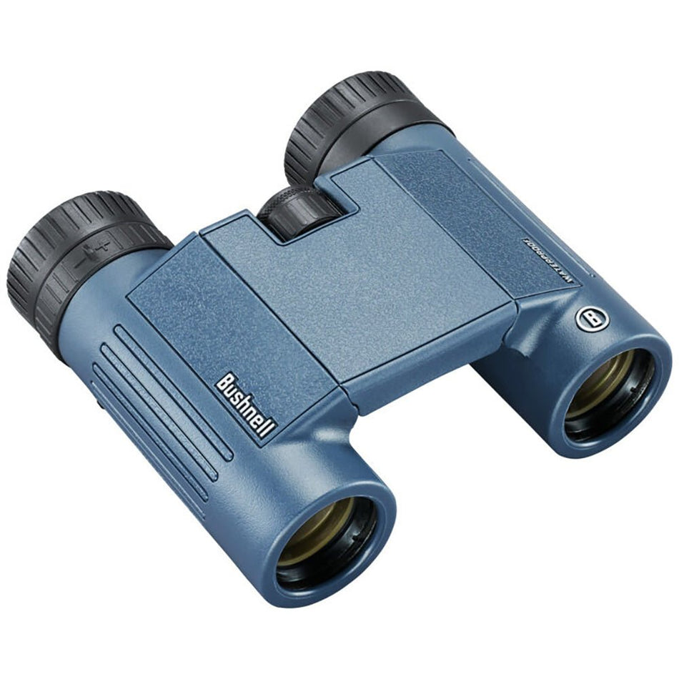 Bushnell 10x25mm H2O Binocular - Dark Blue Roof WP/FP Twist Up Eyecups - Get Tight Gear