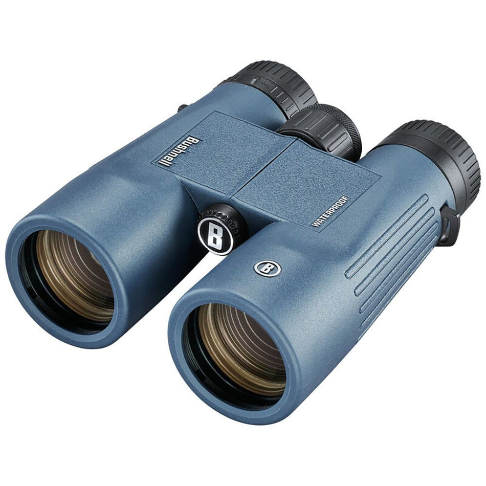 Bushnell 10x42mm H2O Binocular - Dark Blue Roof WP/FP Twist Up Eyecups - Get Tight Gear
