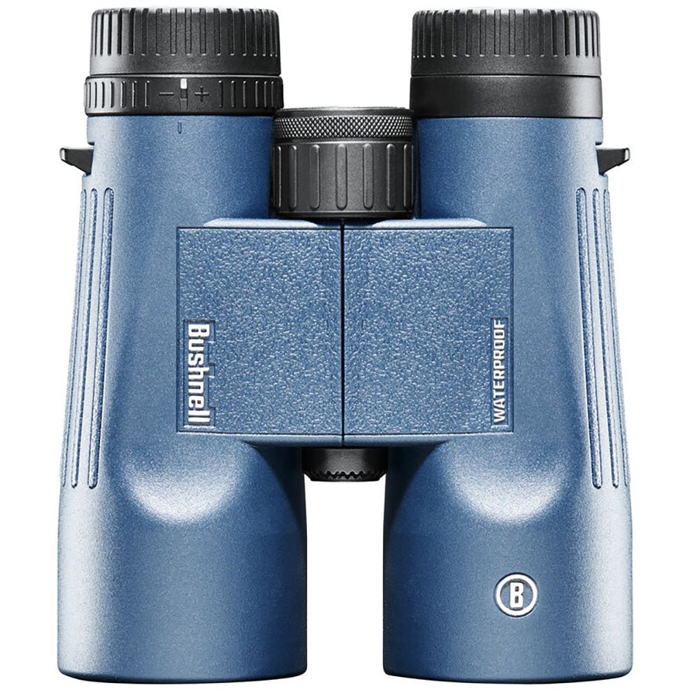 Bushnell 10x42mm H2O Binocular - Dark Blue Roof WP/FP Twist Up Eyecups - Get Tight Gear