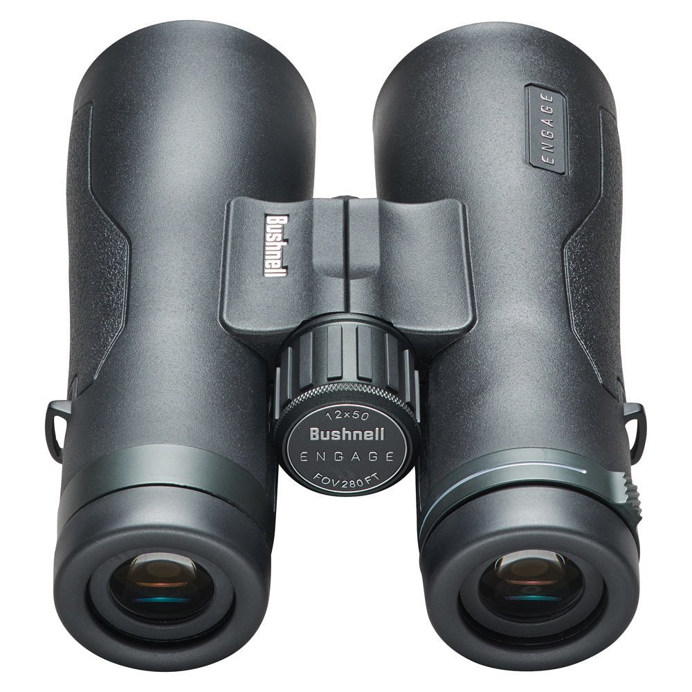 Bushnell 12x50mm Engage Binocular - Black Roof Prism ED/FMC/UWB - Get Tight Gear