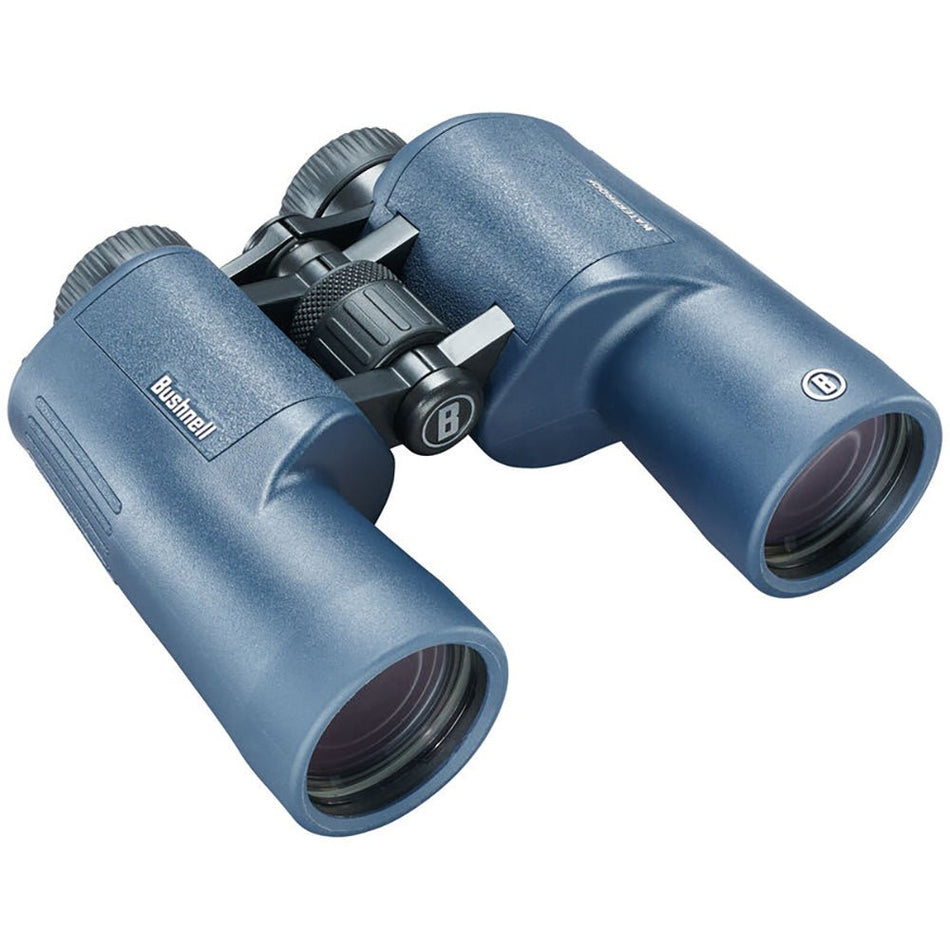 Bushnell 7x50mm H2O Binocular - Dark Blue Porro WP/FP Twist Up Eyecups - Get Tight Gear