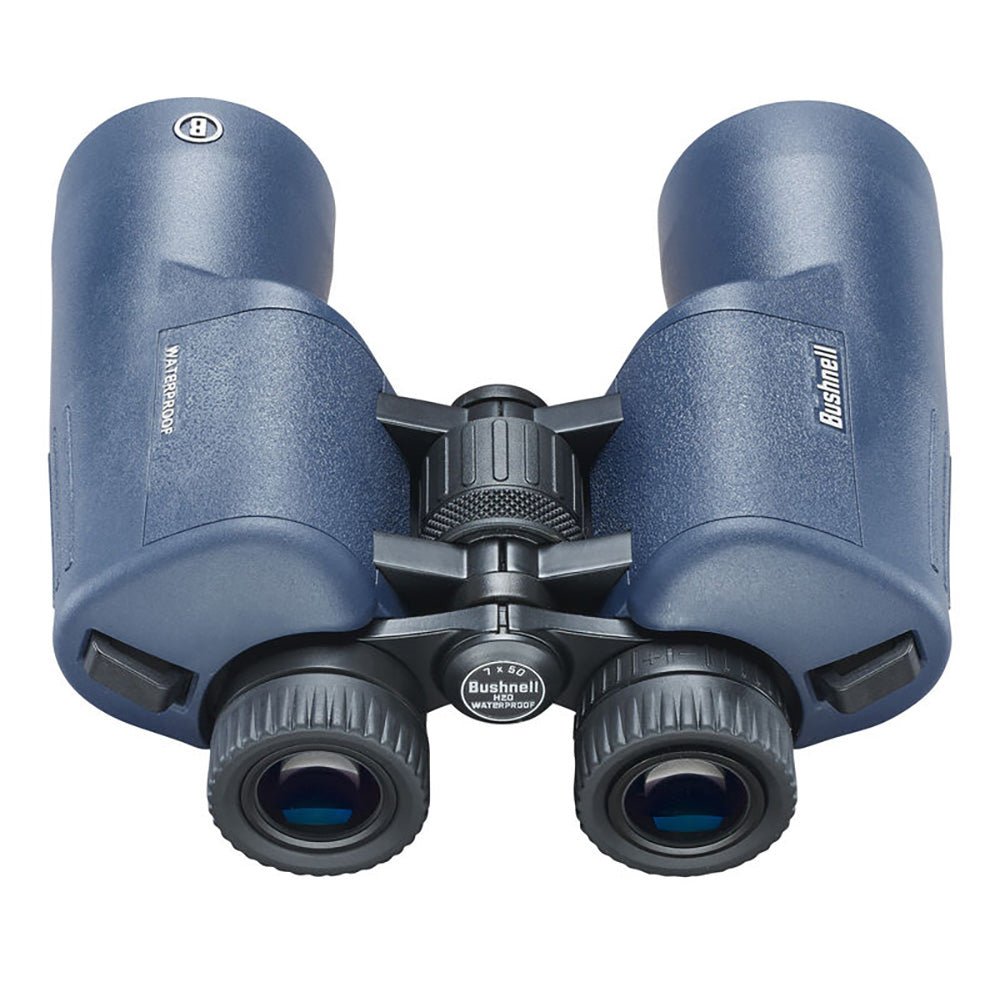 Bushnell 7x50mm H2O Binocular - Dark Blue Porro WP/FP Twist Up Eyecups - Get Tight Gear