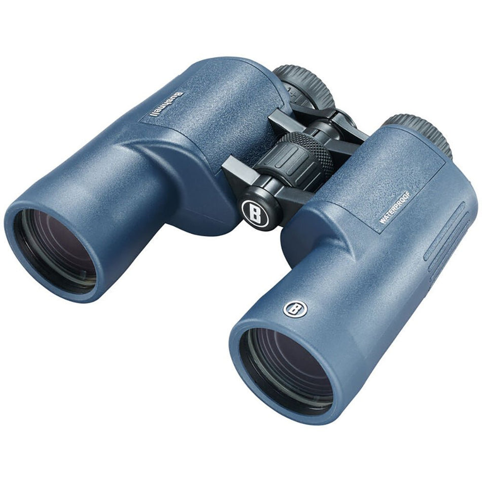 Bushnell 7x50mm H2O Binocular - Dark Blue Porro WP/FP Twist Up Eyecups - Get Tight Gear