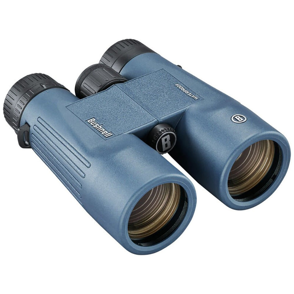 Bushnell 8x42mm H2O Binocular - Dark Blue Roof WP/FP Twist Up Eyecups - Get Tight Gear