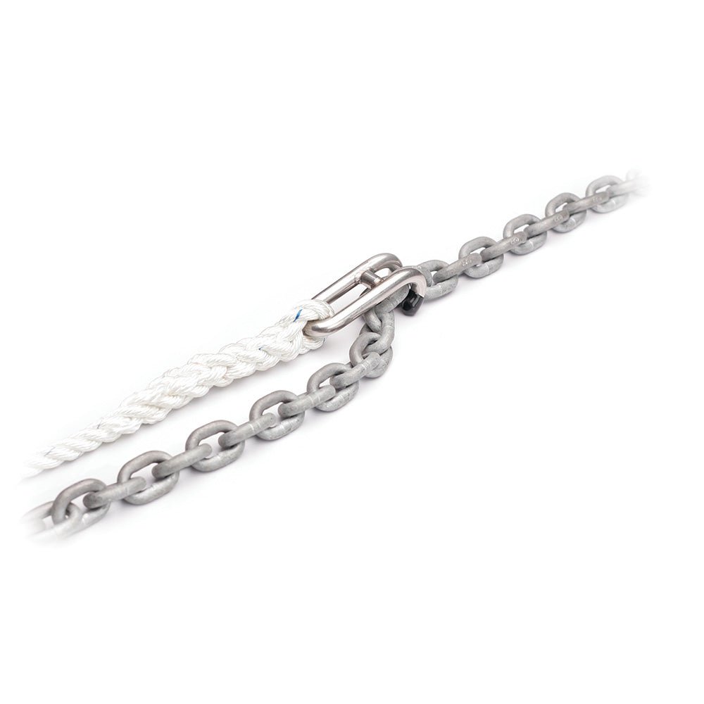 C. Sherman Johnson "Captain Hook" Chain Snubber Small Snubber Hook f/1/4" & 5/16" Chain w/12' of 1/2" 3 Strand Nylon - Get Tight Gear