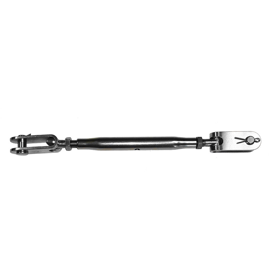 C. Sherman Johnson Jaw/Jaw Tubular Turnbuckle T - Style 3/8 - 24 Thread - Get Tight Gear