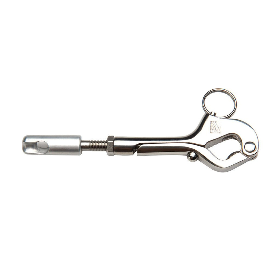 C. Sherman Johnson Over Center Gate Hook w/Splice Eye - Get Tight Gear