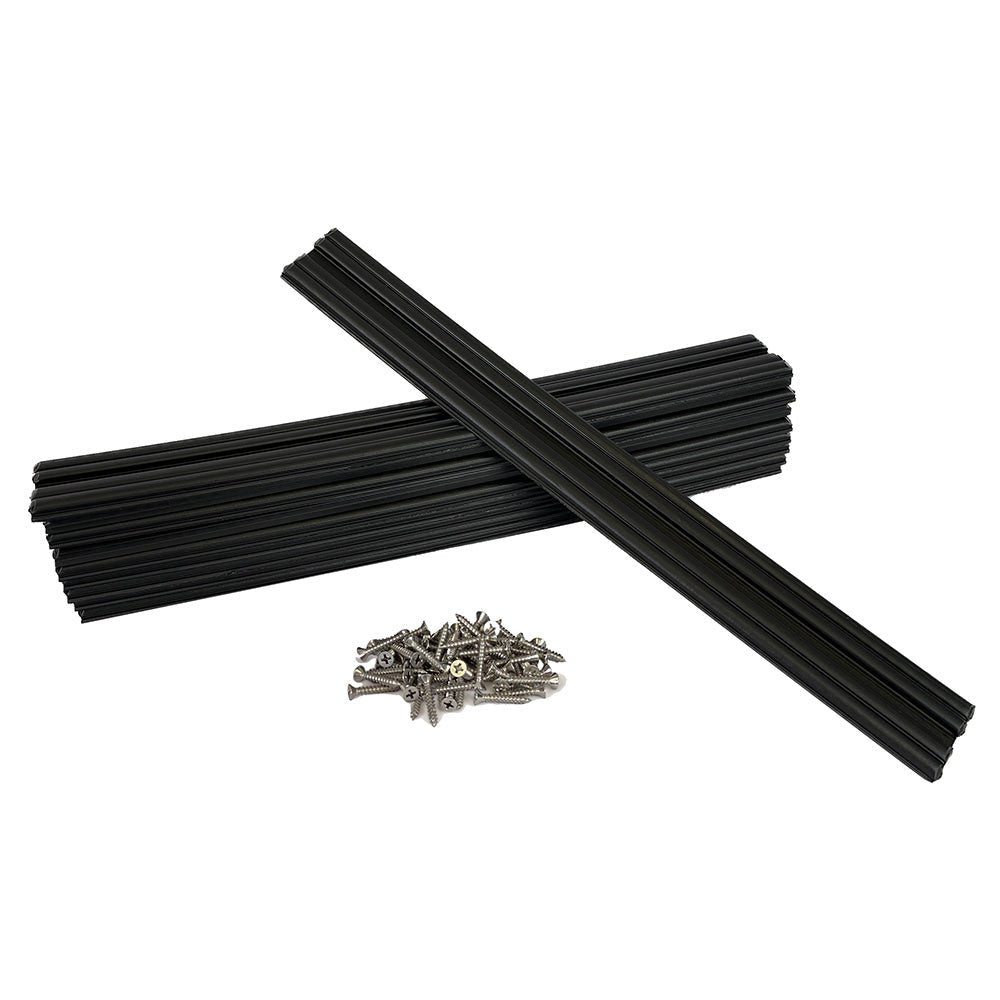 Caliber Marine Slides 1.5"x15" Black *10 - Pack - Get Tight Gear