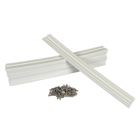 Caliber Marine Slides 1.5"x15" White *10 - Pack - Get Tight Gear