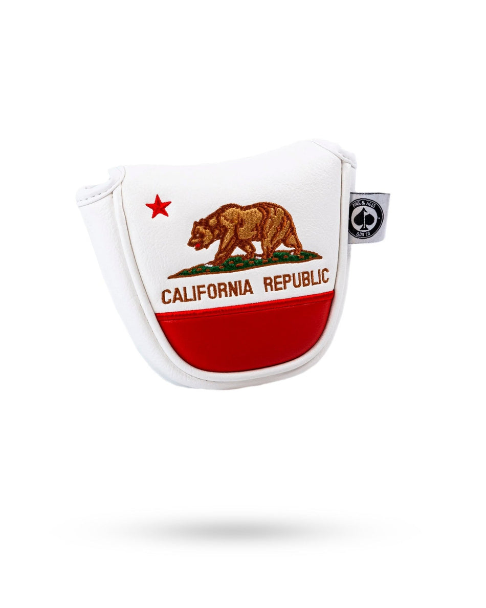 California State Flag - Mallet Putter Cover - Get Tight Gear