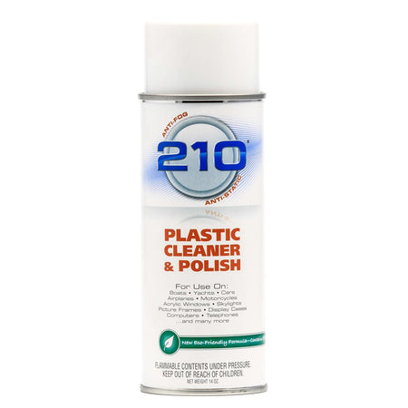 Camco 210 Plastic Cleaner Polish 14oz Spray - Get Tight Gear