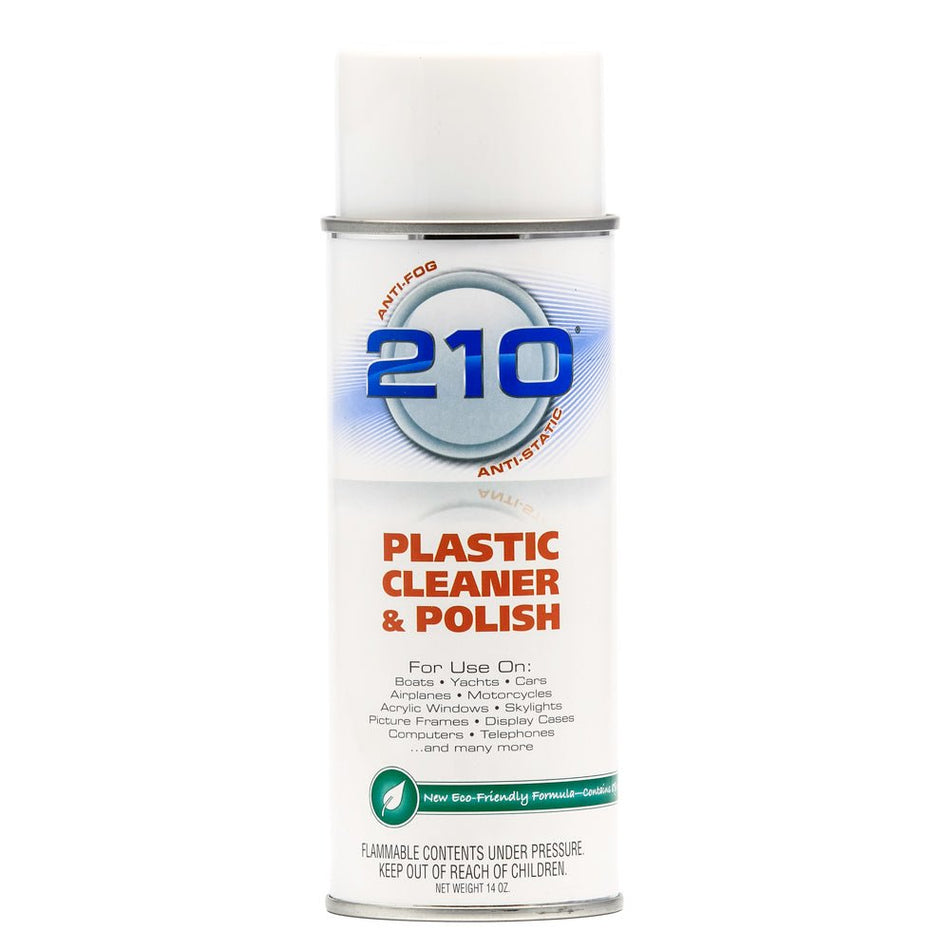 Camco 210 Plastic Cleaner Polish 14oz Spray - Get Tight Gear